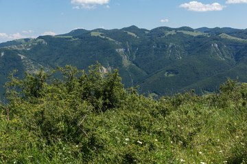 Landscape near Vratsata pass at Balkan Mountains, Bulgaria