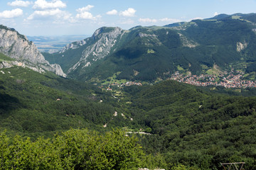 Landscape near Vratsata pass at Balkan Mountains, Bulgaria
