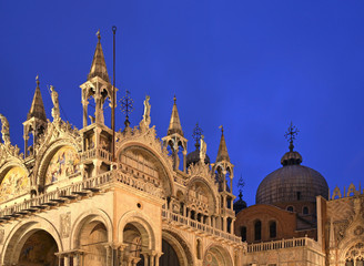 Fototapeta na wymiar Basilica of St. Mark in Venice. Italy