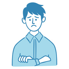 シンプル　男性　悩み