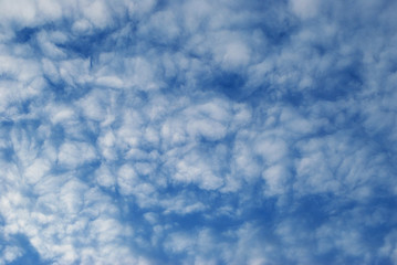 blue sky with white clouds