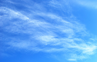 blue sky with white clouds
