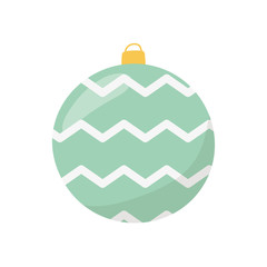 merry christmas celebration colored ball decoration