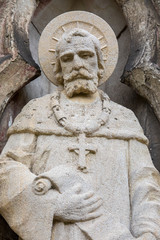 Sculpture on the Exterior of Exeter Cathedral