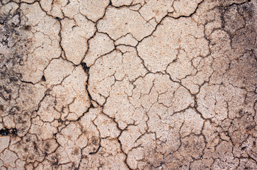 Background of cracked dirt floor