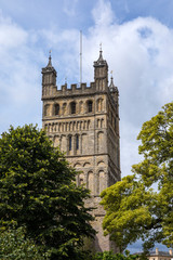 Fototapeta na wymiar Exeter Cathedral in Devon