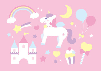 ユニコーンお城メルヘン