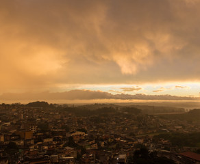 Yellow sunset (cityscape) - São Paulo