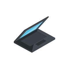 laptop technology hardware device computer isometric