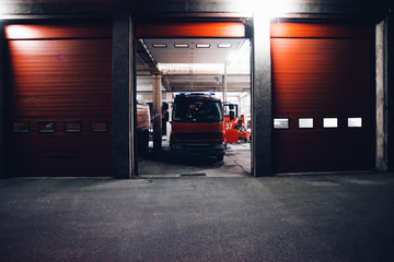 Fire department garage