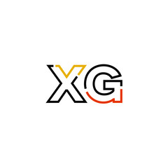 Letter XG logo icon design template elements