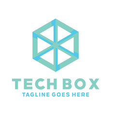 Tech Box Logo Design Inspiration For Business And Company