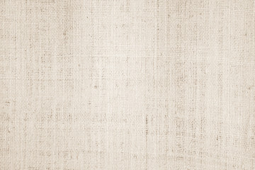 Abstract Hessian or sackcloth fabric texture background. Wallpaper of artistic wale linen canvas...