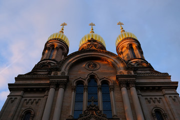 Fototapeta na wymiar Russian Orthodox Church 