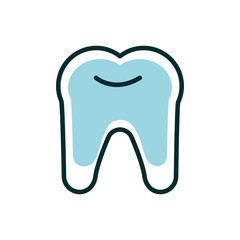 dental medical dentistry icon line fill