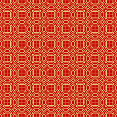 Repeating Geometric Pattern with Triangle, Zig Zag. Vector Background, Texture. For Design Invitation, Interior Wallpaper, Cover Card, Technologic Design. rED GOLD COLOR.