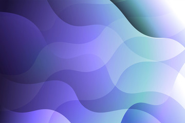 Wave background. Abstract geometric pattern. Vector illustration. Blue color