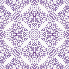 Fototapeta premium Art-deco seamless geometric pattern with retro ornament. Vector illustration
