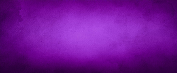 Purple background with faint texture and distressed vintage grunge and watercolor paint stains in elegant rich backdrop illustration