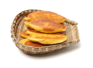 Chinese Cake on white background 