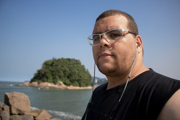 Selfie Guy on the beach