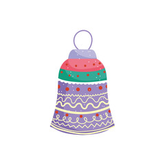 merry christmas celebration colored ball decoration