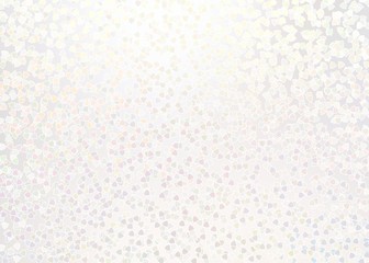 Brilliance white confetti texture. Subtle background. Bright light sequins pattern. Wedding pastel shiny illustration. Pearl glitter abstract backdrop.
