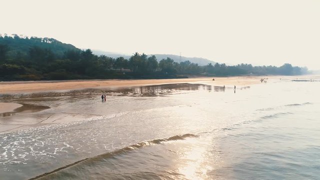 Sea side view in India 