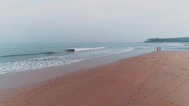 Sea side view in India 