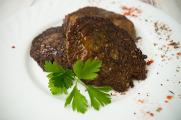 Cutlets from the liver with spices - 302363138
