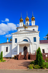 Fototapeta na wymiar Holy Dormition Monastery in Ivanovo, Russia