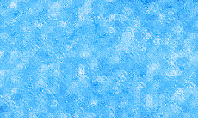 Water ripples and tiled light blue mosaic tiled swimming pool background