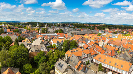 Panoramic view of Goslar, Germany