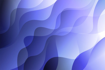 Wave background. Abstract geometric pattern. Vector illustration. Blue color