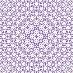 Art-deco seamless geometric pattern with retro ornament. Vector illustration
