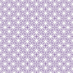 Art-deco seamless geometric pattern with retro ornament. Vector illustration