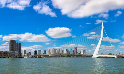 Papier Peint photo autocollant Pont Érasme Pont Erasmus à Rotterdam