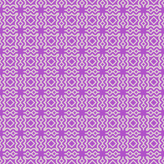 Seamless geometric pattern. Vector illustration. Purple white color