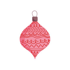 merry christmas celebration colored ball decoration