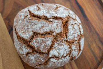 Home made healthy Whole grain rye bread