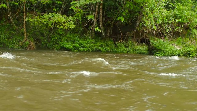 Floating on the Mulu River, Gunung Mulu National Park, Sarawak province, Borneo Island, Malaysia