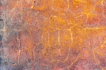 Texture of a concrete wall with cracks and scratches which can be used as a background
