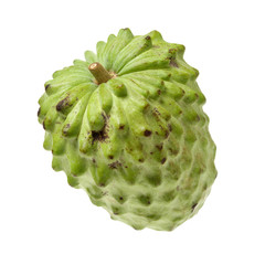 Custard apple isolated on white background,annona