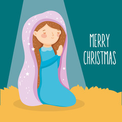 mary praying manger nativity, merry christmas