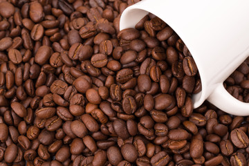 roasted coffee beans, can be used as background