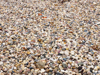 Background from small multi colored stones