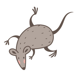 Mouse or rat isolated icon, 2020 Chines New Year symbol