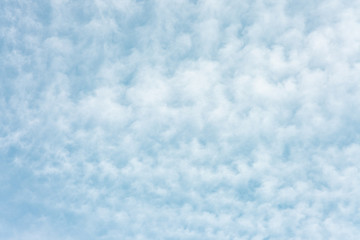 Blue sky with beautiful natural white clouds
