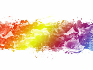 Colorful Abstract Artistic Watercolor Paint Background