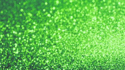 Blurred neon green bright light.